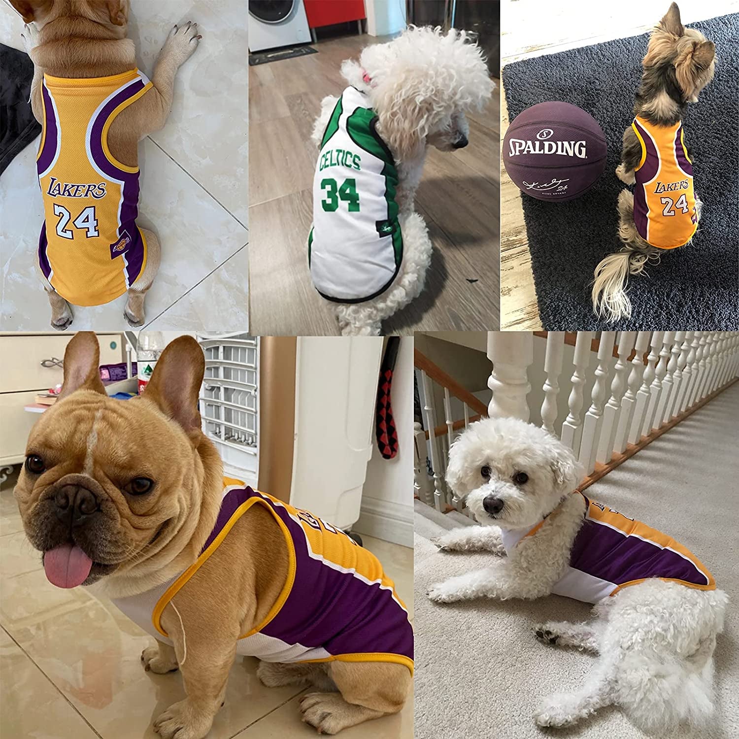 Basketball shirt for cats and dogs